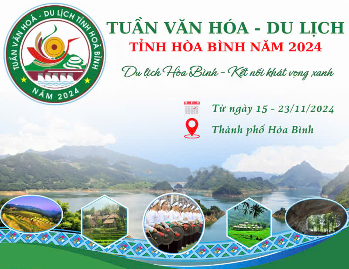 Các hoạt động Tuần Văn hóa - Du lịch tỉnh Hòa Bình năm 2024